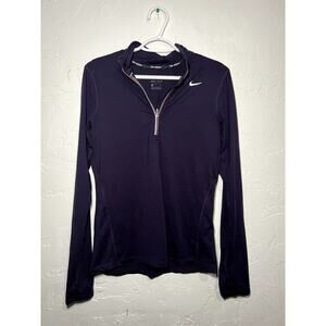 Nike dri fit running purple shirt womens small athleisure exercise gym workout